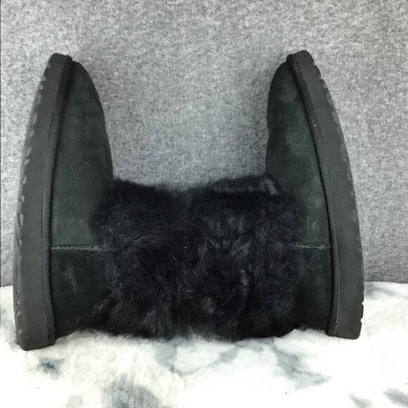 UGG Monster Ankle Hairy Women's Short Suede Boots Size 10 - Picture 6 of 12